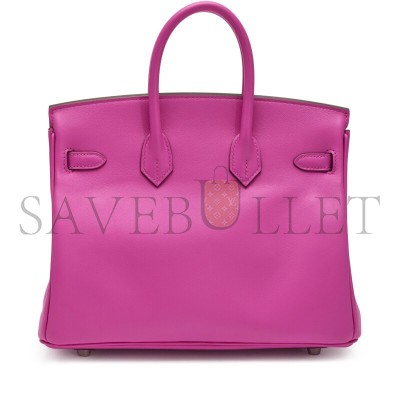 HERMES SWIFT BIRKIN 25 PALLADIUM HARDWARE (25*20*13cm)